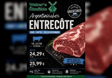 Argentinisches Entrecôte im Angebot