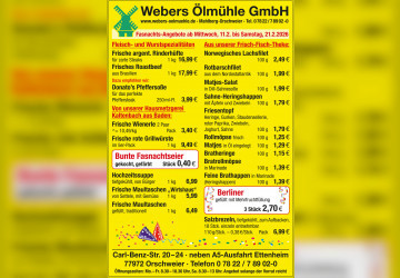 Neue Wochenangebote bei Webers Ölmühle – gültig ab 11.02. bis 21.02.2026